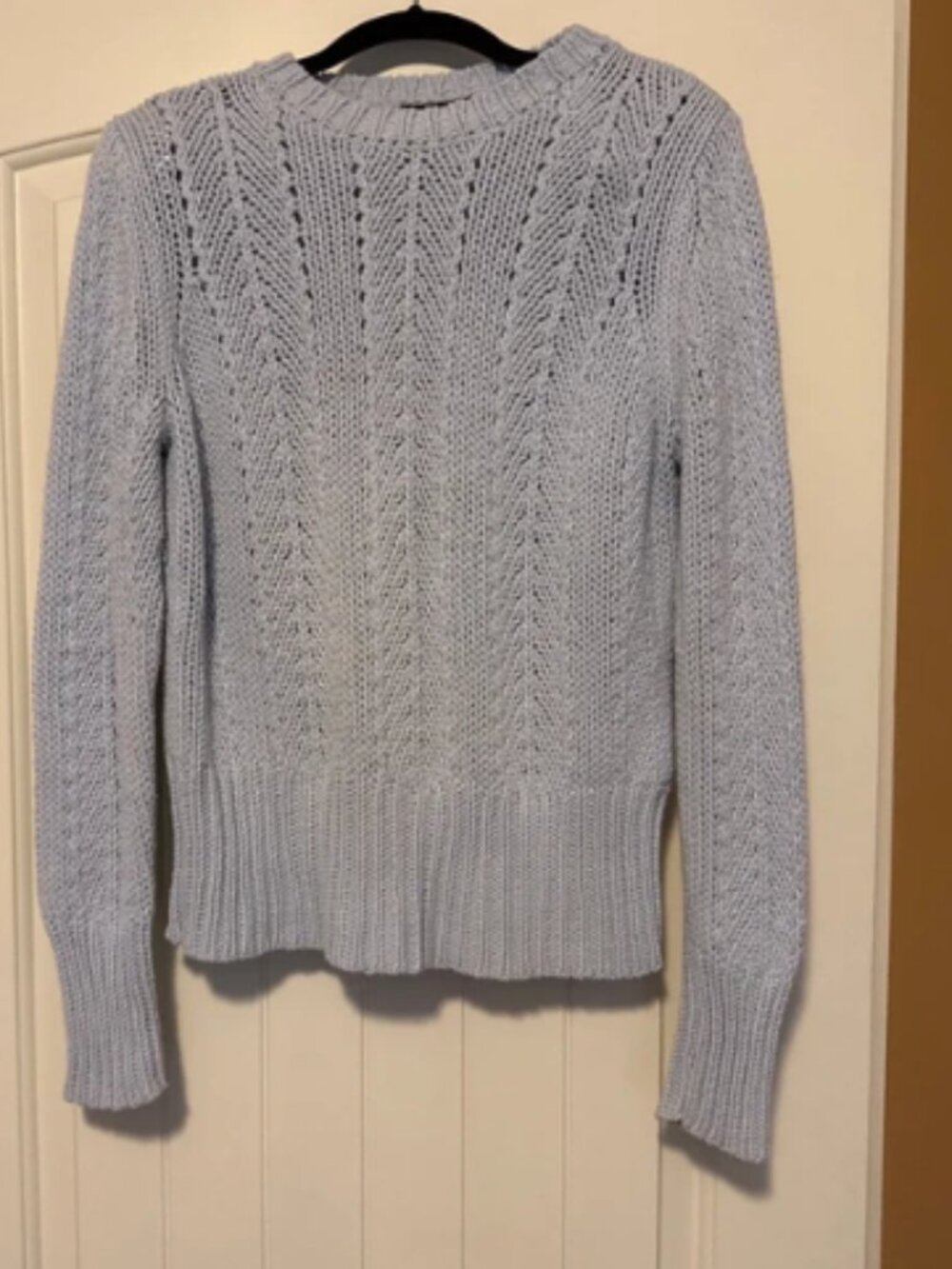 Light blue knit sweater